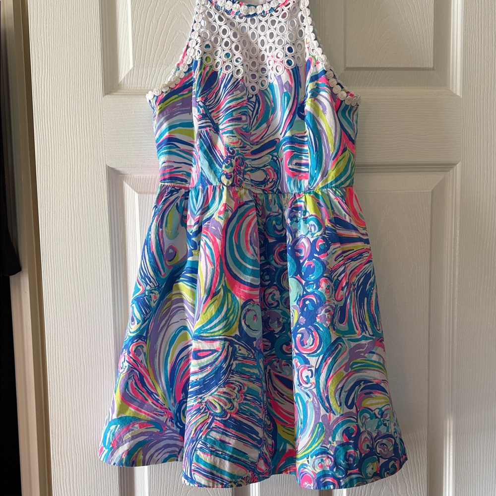 Colorful Swirl Kids Dress Lilly Pulitzer